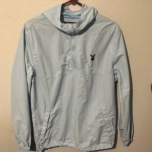 Light blue playboy windbreaker jacket- used but great condition